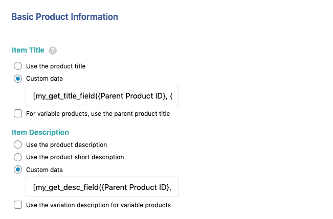 Wie Du in WooCommerce maßgeschneiderte Google Merchant Feeds mit einzigartigen Produkttiteln & -beschreibungen exportierst (WP All Export & ACF) 4